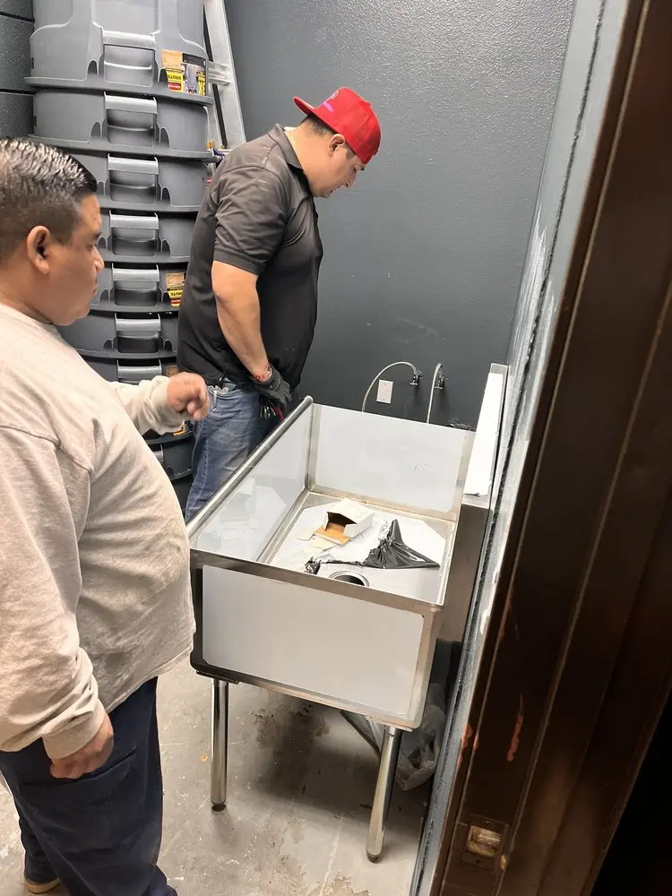 Commercial plumbing and sink installation in Hempfield